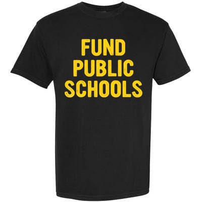 Fund Public Schools Raglan Baseball Garment-Dyed Heavyweight T-Shirt