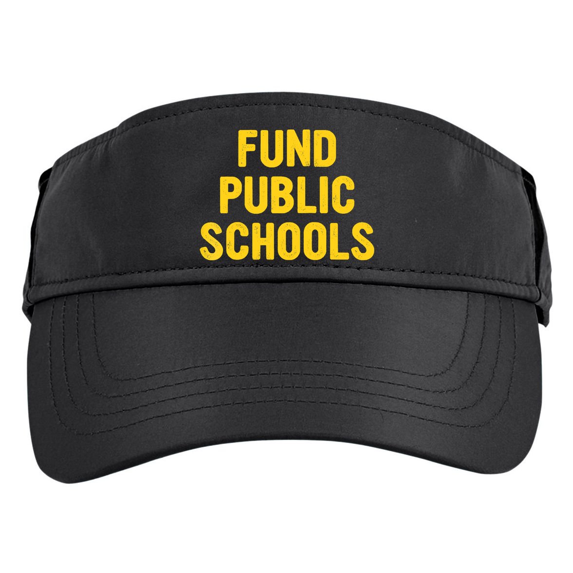 Fund Public Schools Raglan Baseball Adult Drive Performance Visor