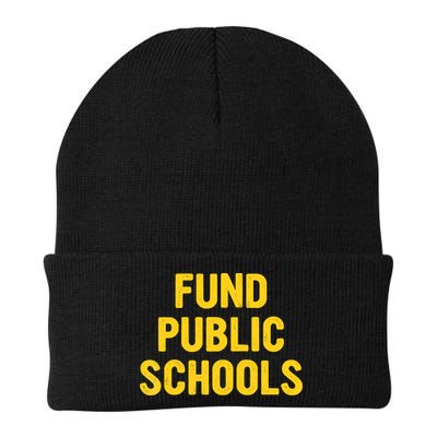Fund Public Schools Raglan Baseball Beanie