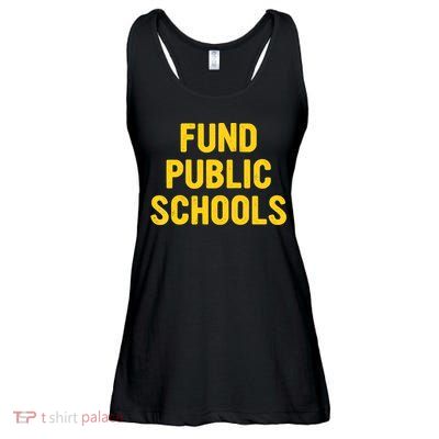 Fund Public Schools Raglan Baseball Ladies Essential Flowy Tank