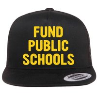 Fund Public Schools Raglan Baseball Flat Bill Trucker Hat