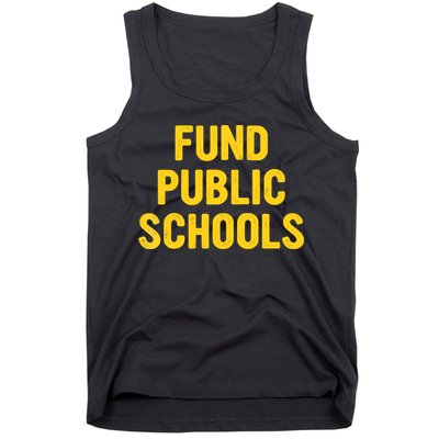 Fund Public Schools Raglan Baseball Tank Top