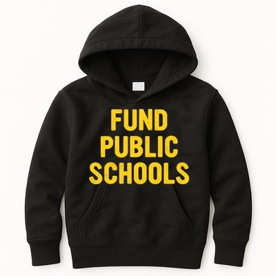 Fund Public Schools Raglan Baseball Kids Hoodie