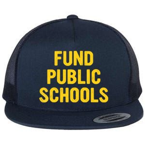 Fund Public Schools Raglan Baseball Flat Bill Trucker Hat