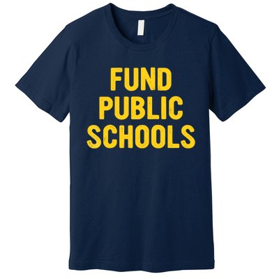 Fund Public Schools Raglan Baseball Premium T-Shirt