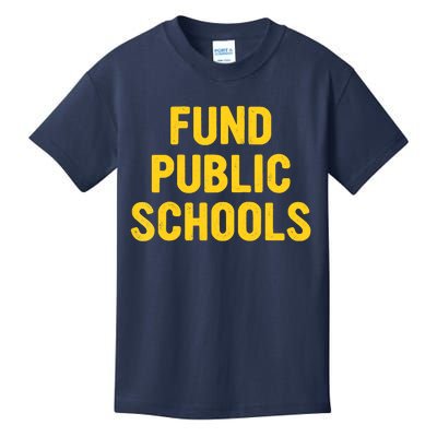 Fund Public Schools Raglan Baseball Kids T-Shirt