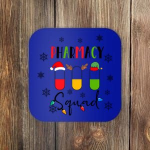 Funny Pharmacy Squad Christmas Cute Xmas Pharmacy Crew Gift Coaster