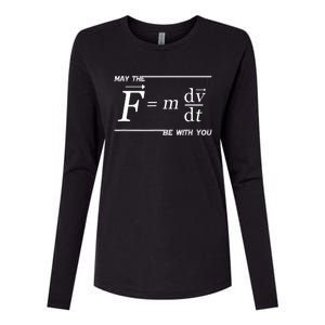 Funny Physics Science Womens Cotton Relaxed Long Sleeve T-Shirt