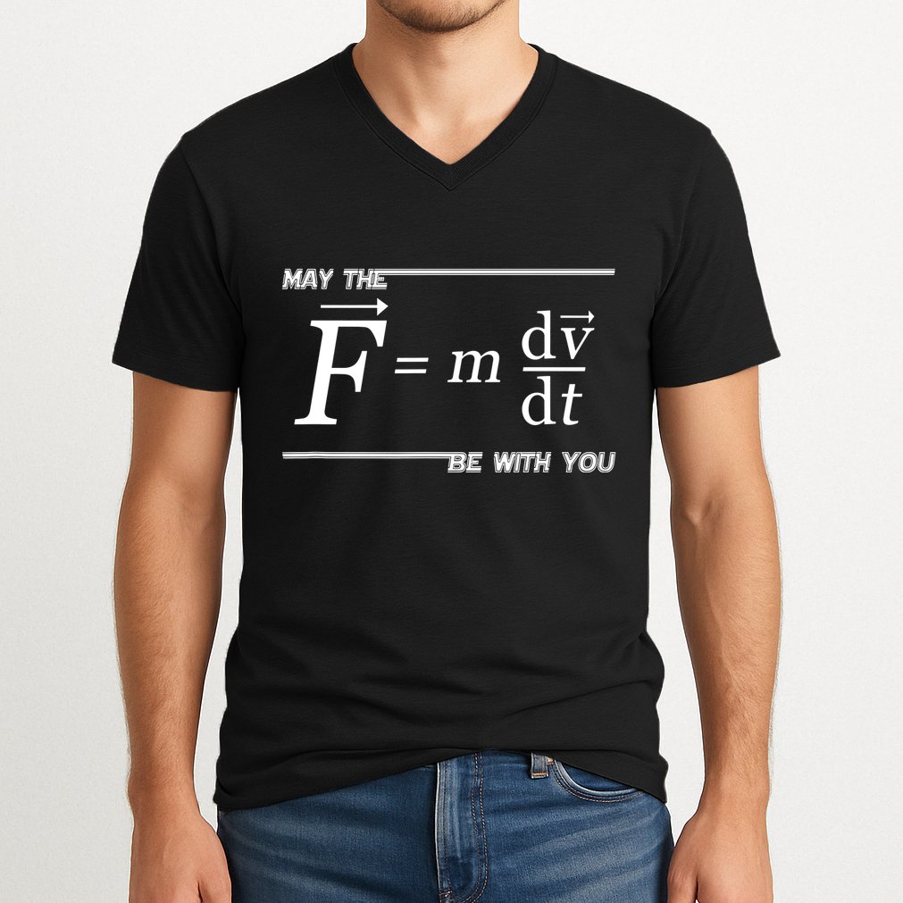 Funny Physics Science V-Neck T-Shirt