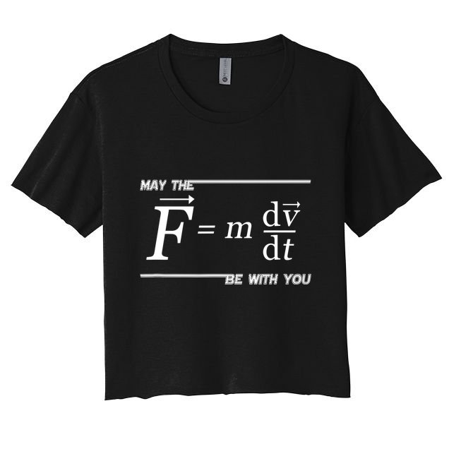 Funny Physics Science Crop Top