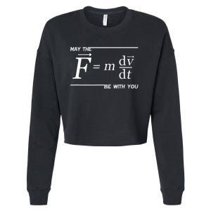 Funny Physics Science Cropped Pullover Crew