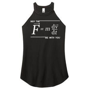 Funny Physics Science Women's Perfect Tri Rocker Tank