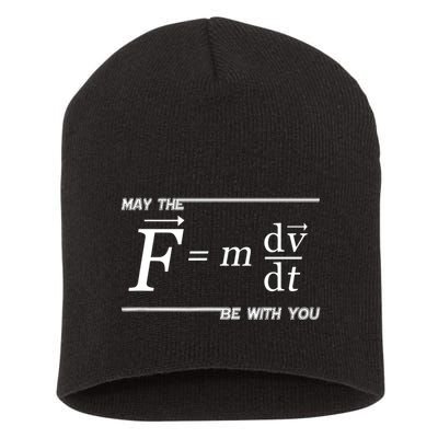 Funny Physics Science Short Acrylic Beanie