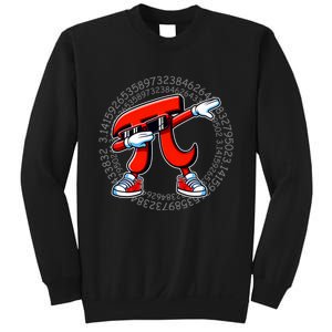 Funny Pi Symbol Dabbing Pi Day Pi Math Sweatshirt