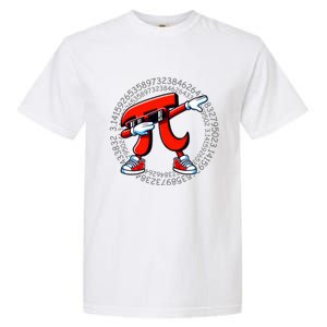 Funny Pi Symbol Dabbing Pi Day Pi Math Garment-Dyed Heavyweight T-Shirt