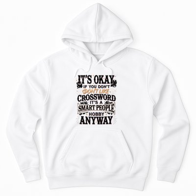 Funny Puzzle Solving Cruciverbalism For A Cruciverbalist Hoodie