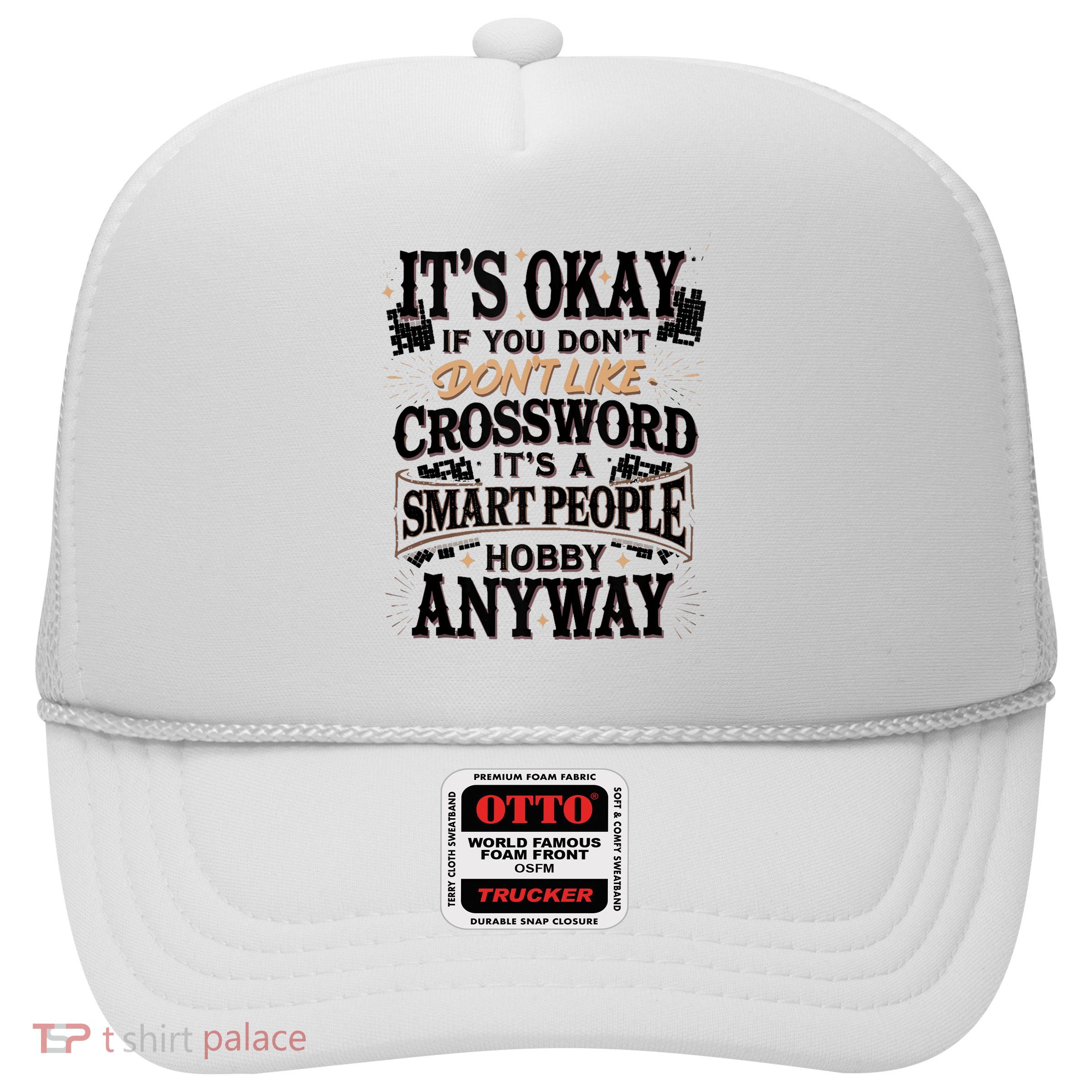 Funny Puzzle Solving Cruciverbalism For A Cruciverbalist Trucker Hat