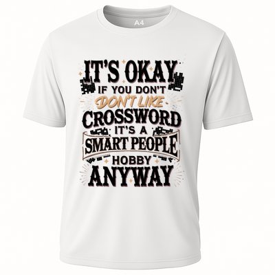 Funny Puzzle Solving Cruciverbalism For A Cruciverbalist Cooling Performance Crew T-Shirt