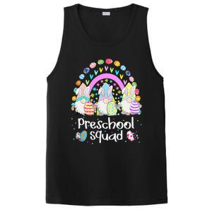 Funny Preschool Squad Teacher Gnome Rainbow Easter Day Gift PosiCharge Competitor Tank