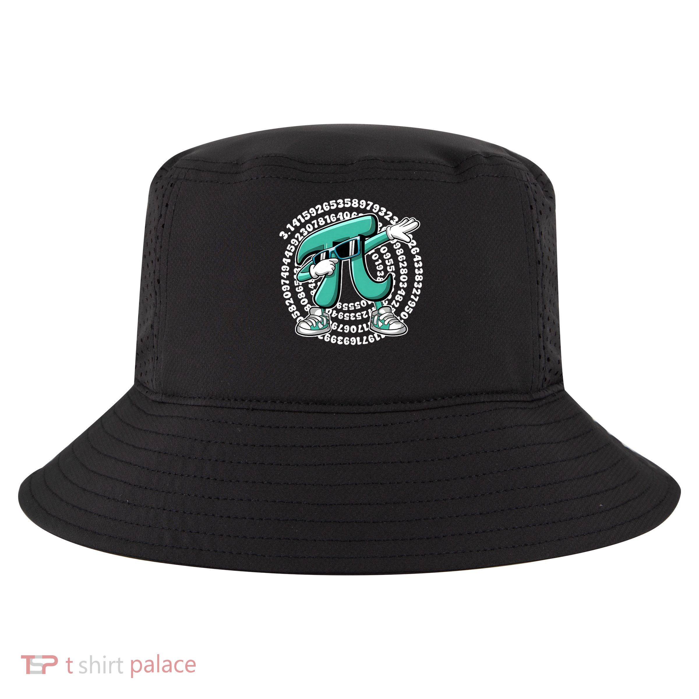 Funny Pi Symbol Dabbing kids Boys Youth Math Teacher Pi Day Cool Comfort Performance Bucket Hat