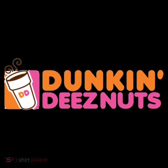 Funny Parody Spoof Dunkin' Deeznuts Design Button