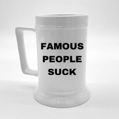 Famous People Suck Beer Stein