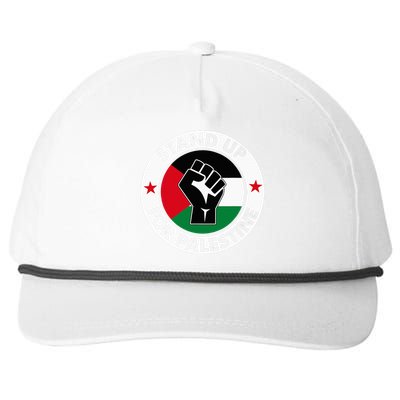 Free Palestine Stand Up For Palestine Snapback Five-Panel Rope Hat