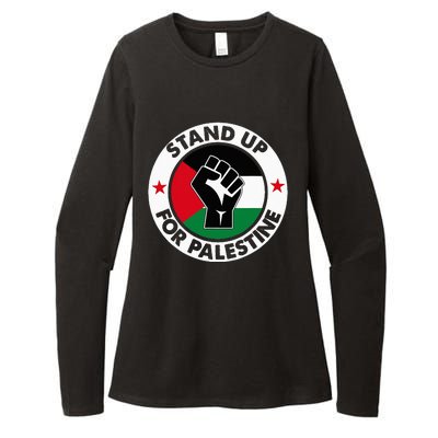 Free Palestine Stand Up For Palestine Womens CVC Long Sleeve Shirt