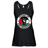 Free Palestine Stand Up For Palestine Ladies Essential Flowy Tank