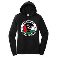 Free Palestine Stand Up For Palestine Women's Pullover Hoodie