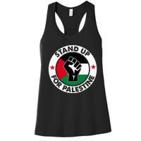 Free Palestine Stand Up For Palestine Women's Racerback Tank