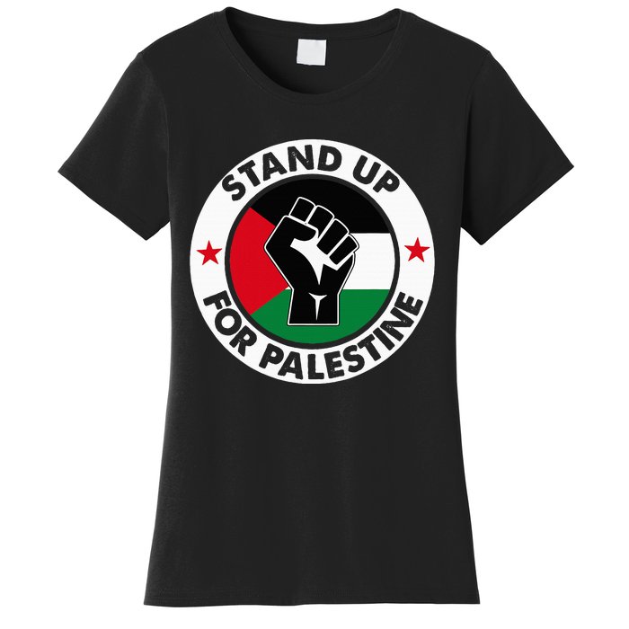 Free Palestine Stand Up For Palestine Women's T-Shirt