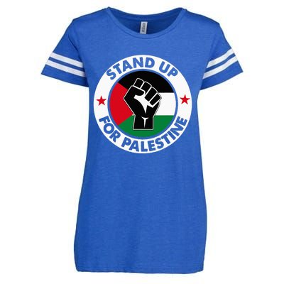 Free Palestine Stand Up For Palestine Enza Ladies Jersey Football T-Shirt