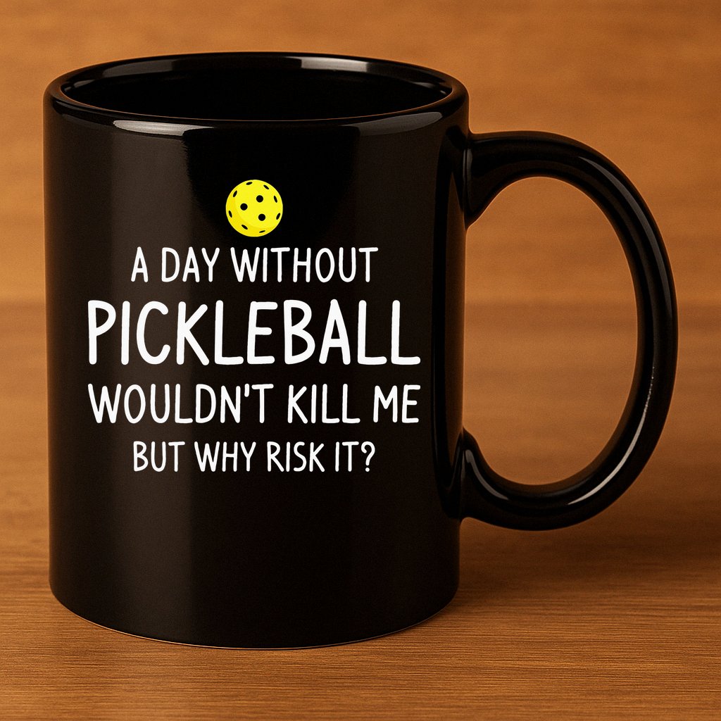 Funny Pickleball Saying Pickleball Player 11oz C Handle Ceramic Mug