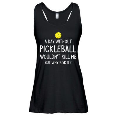 Funny Pickleball Saying Pickleball Player Ladies Essential Flowy Tank