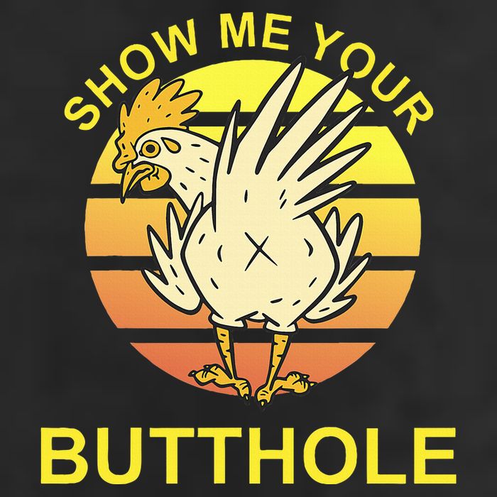Funny Party Show Me Your Butthole Golf Towel