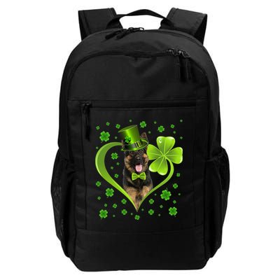 Funny Puppy Shamrock German Shepherd Dog St. Patrick's Day Backpack
