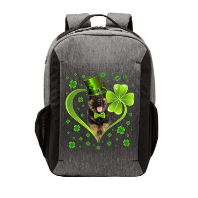 Funny Puppy Shamrock German Shepherd Dog St. Patrick's Day Vector Backpack