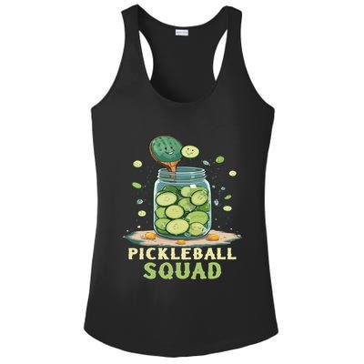 Funny Pickleball Squad Ladies PosiCharge Competitor Racerback Tank