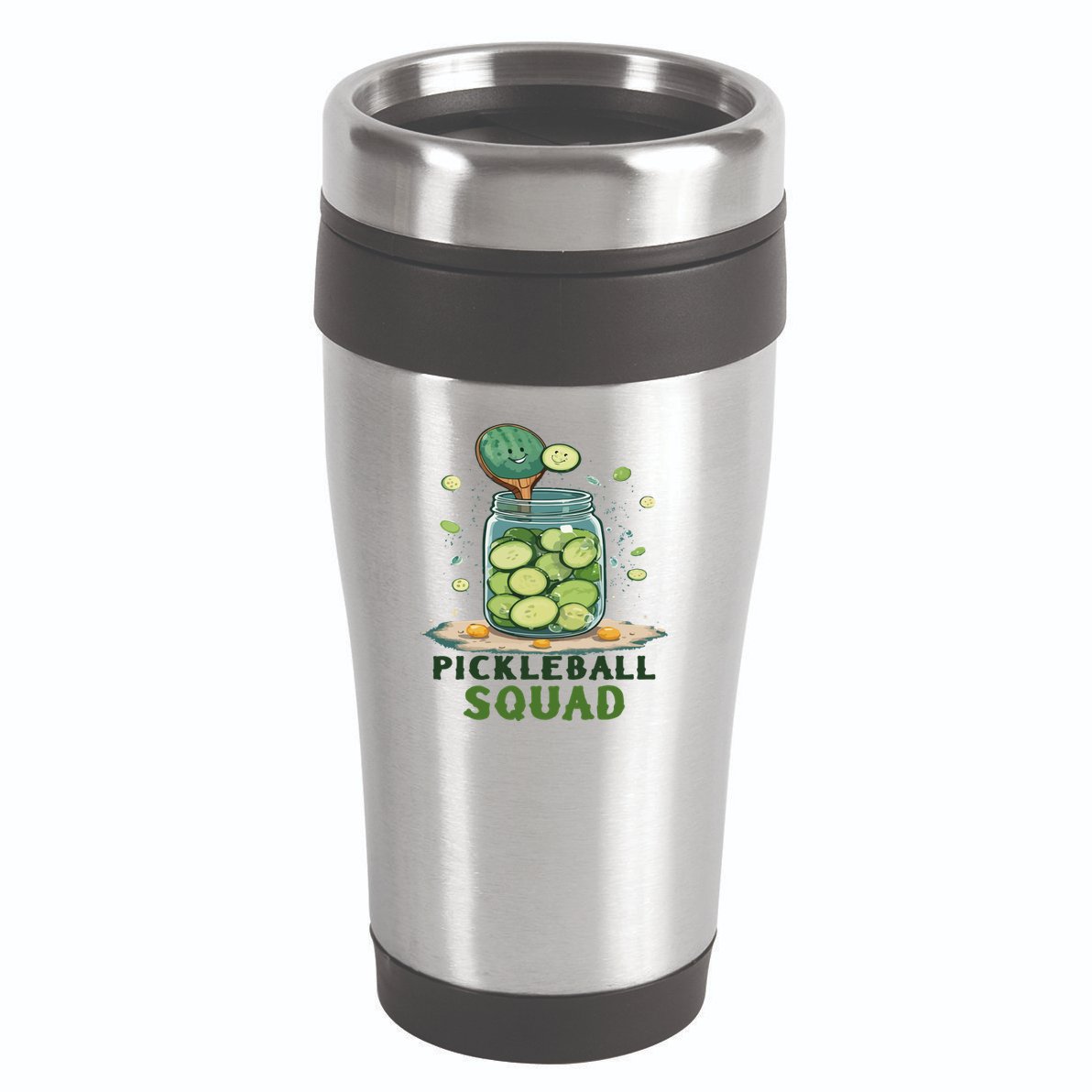 Funny Pickleball Squad 16oz Travel Tumbler