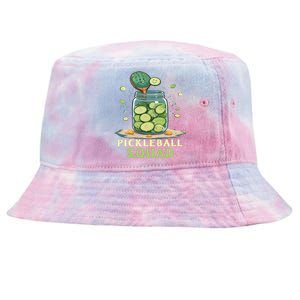 Funny Pickleball Squad Tie-Dyed Bucket Hat