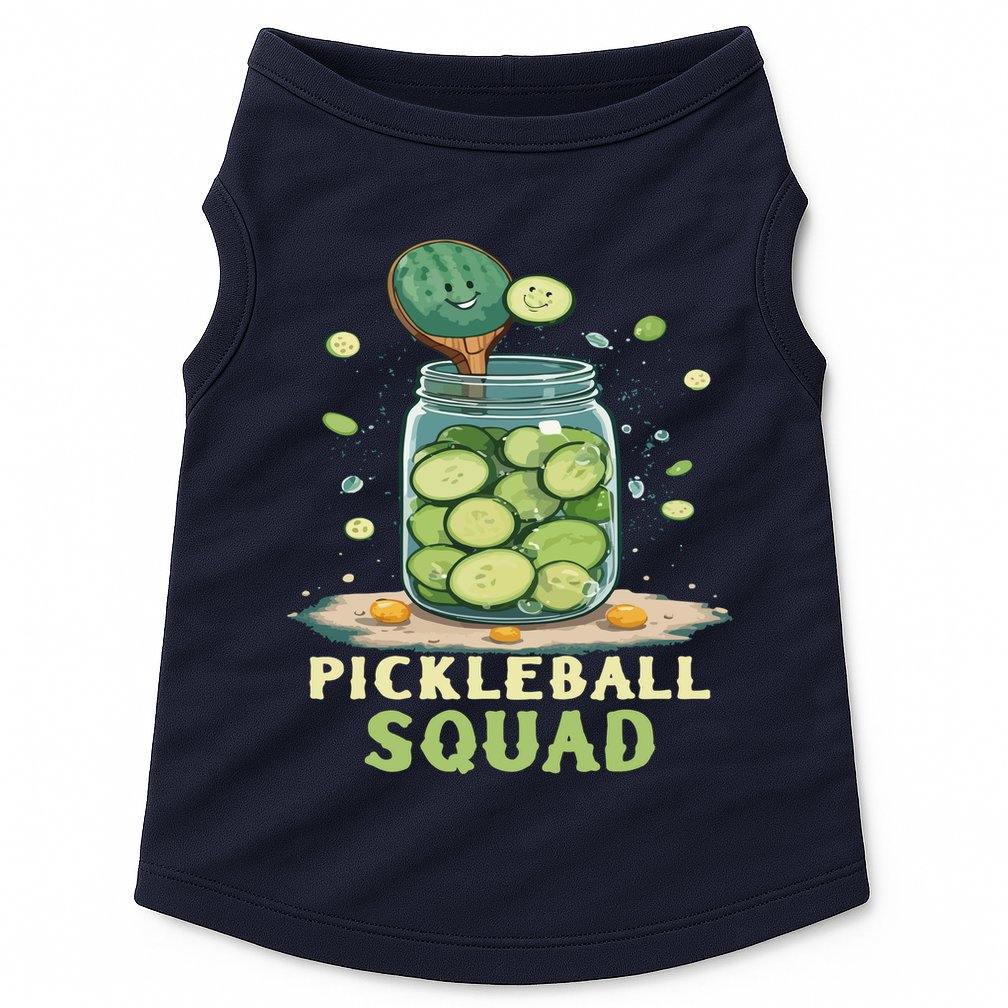 Funny Pickleball Squad Doggie Tank