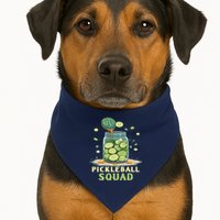 Funny Pickleball Squad USA-Made Doggie Bandana
