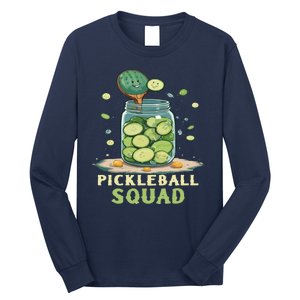 Funny Pickleball Squad Long Sleeve Shirt