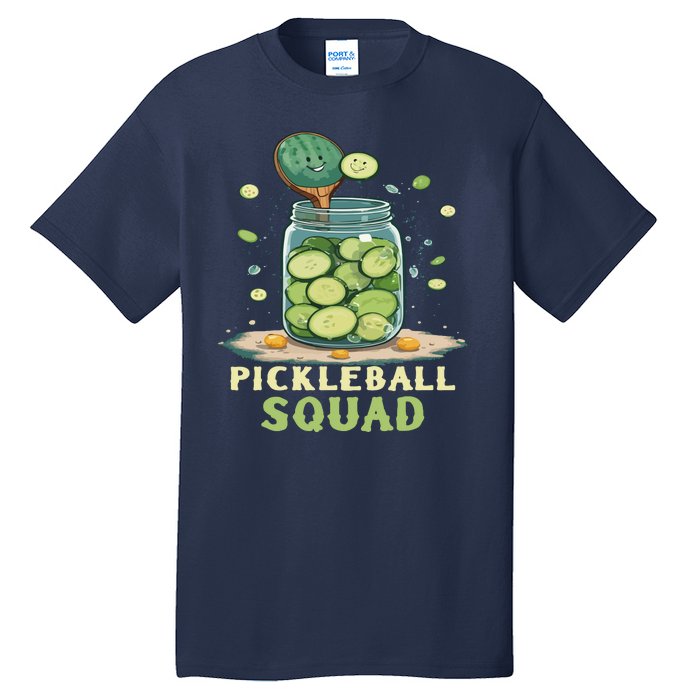 Funny Pickleball Squad Tall T-Shirt