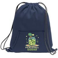 Funny Pickleball Squad Sweatshirt Cinch Pack Bag