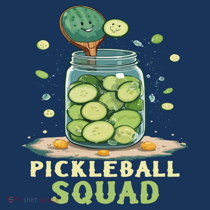 Funny Pickleball Squad Drawstring Bag