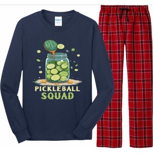 Funny Pickleball Squad Long Sleeve Pajama Set