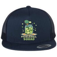 Funny Pickleball Squad Flat Bill Trucker Hat