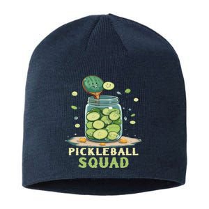 Funny Pickleball Squad Sustainable Beanie